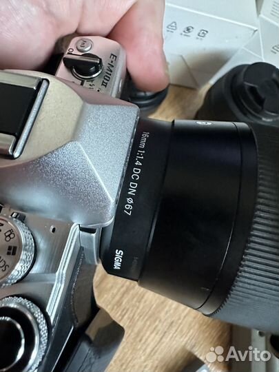 Olympus OM-D E-M10 Mark II., 3 объектива