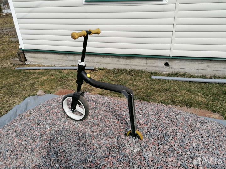 Беговел-самокат 2в1