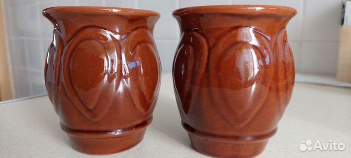 Керамические вазочки-салфетницы