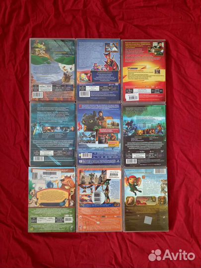 Dvd диски мультфильмы Дисней двд Disney DreamWorks