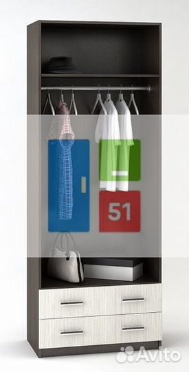 Шкаф двухстворчатый