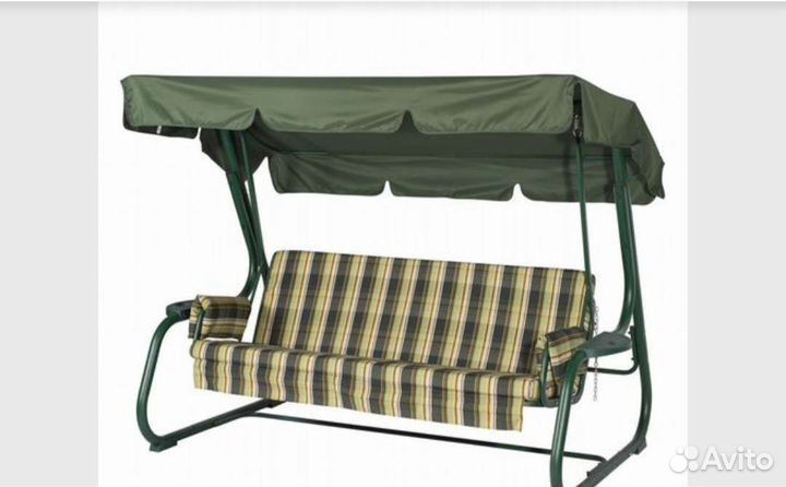 Матрасы и тенты для садовых качели