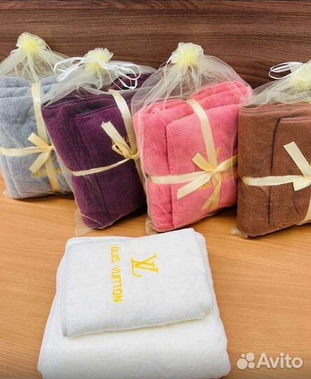 Подарочный набор полотенец комплект 2 шт