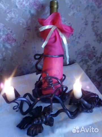 Новая кованая подставка для шампанского/вина