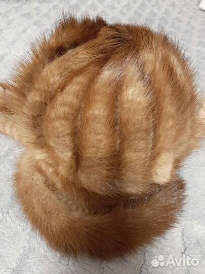 Шапка ушанка натуральный мех женская