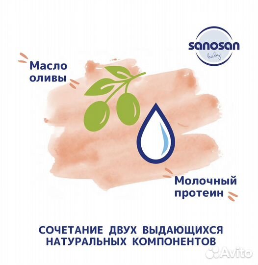 Крем от опрелостей Sanosan защитный 150мл Sanosan