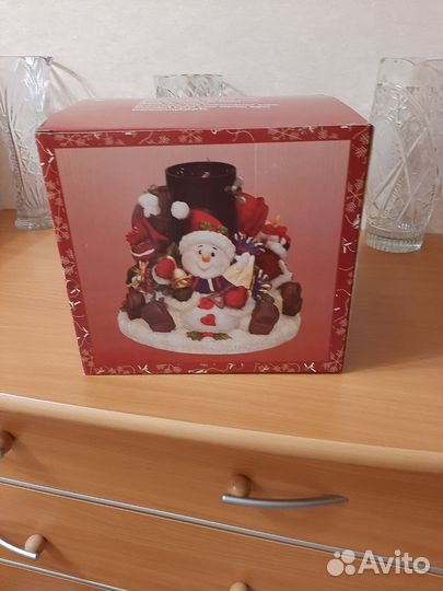 Надувной дед мороз и подставка для ёлки