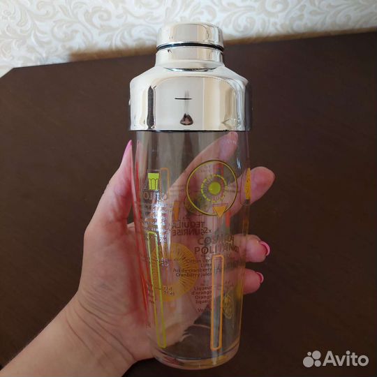 Шейкер для коктейлей новый 580 мл, стекло