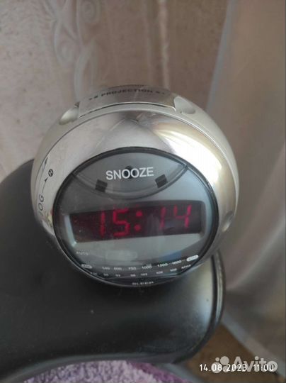 Радио часы будильник