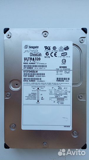 Жесткий диск Seagate Cheetah scsi 73GB U320 15K