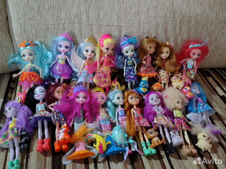 Куклы энчантималс с питомцами
