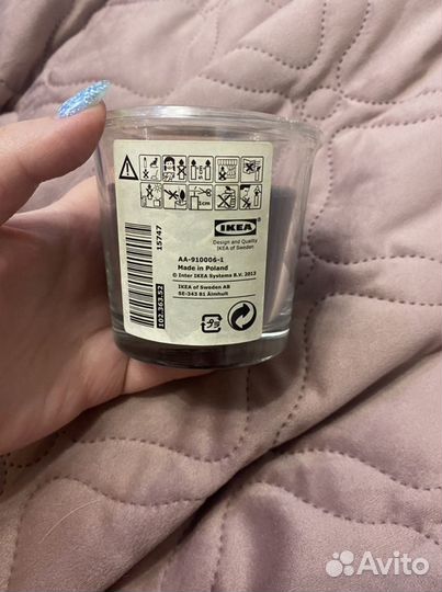 Свеча икеа Синлиг