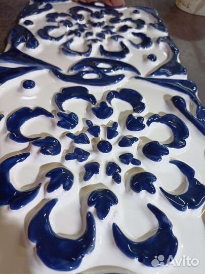 Изразцы 20*20 см с росписью. Керамика, майолика