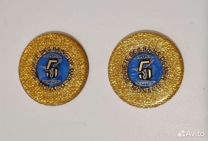 Фишки из казино Монте Карло 5 Франков