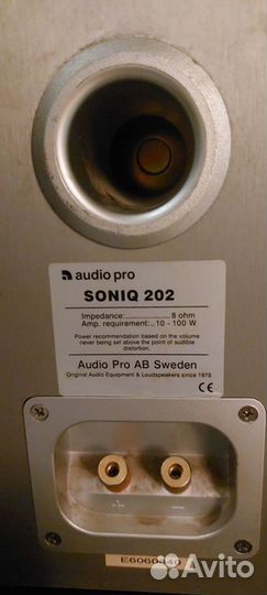 Колонки audio pro soniq 202 и 303