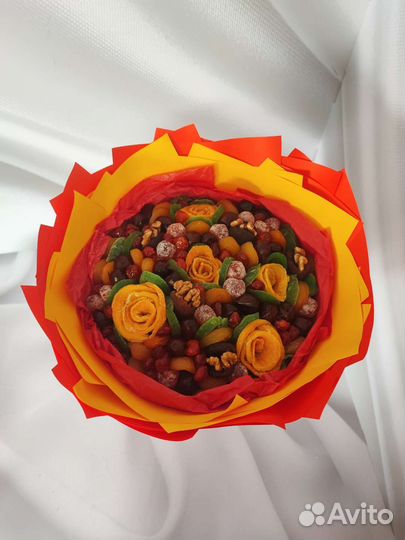 Букеты съедобные из орехов и сухофруктов Тверь