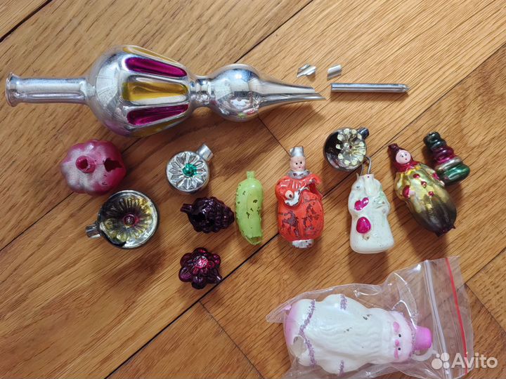 Елочные игрушки в реставрацию