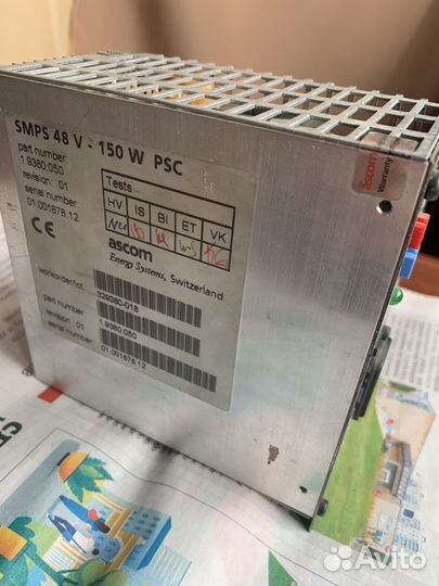 Новый Блок питания ascom smps 48V - 150W