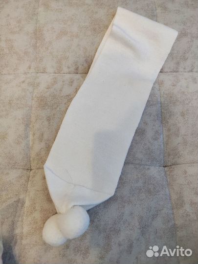 Комбинезон вязаный, шапочка, пинетки, шарф 68 разм