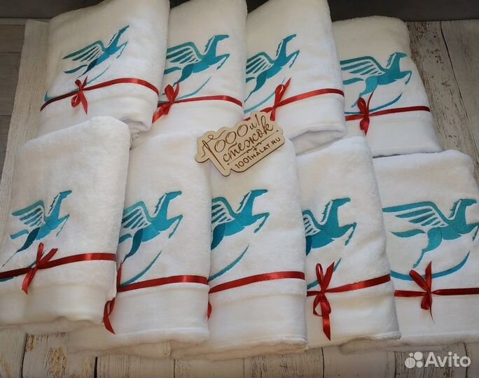 Машинная вышивка на полотенцах оптом и в розницу