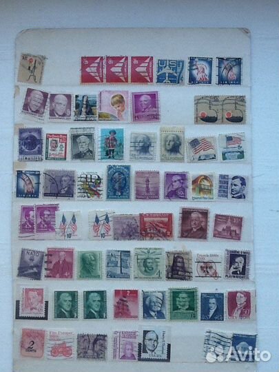 Марки гашеные Фауна Флора Техника Искусство