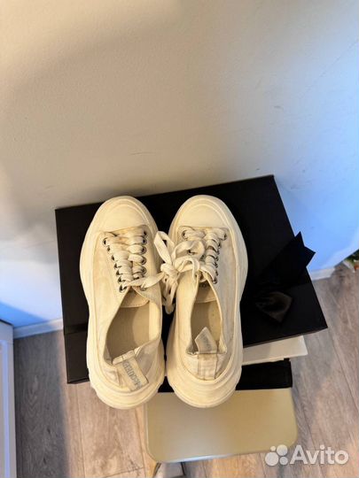 Кроссовки Alexander McQueen White Blanc оригинал