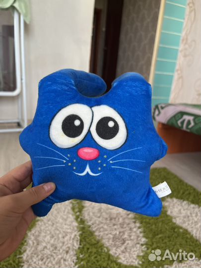 Синий зайчик Плюшевый