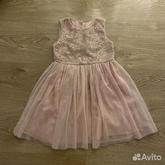 Платье для девочки розовое (5-6 лет)