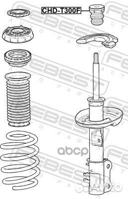 Отбойник амортизатора перед прав/лев ;chevro