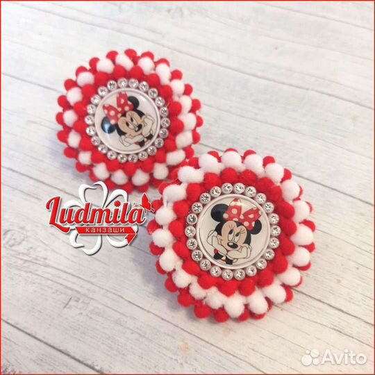 Бантики с косичками