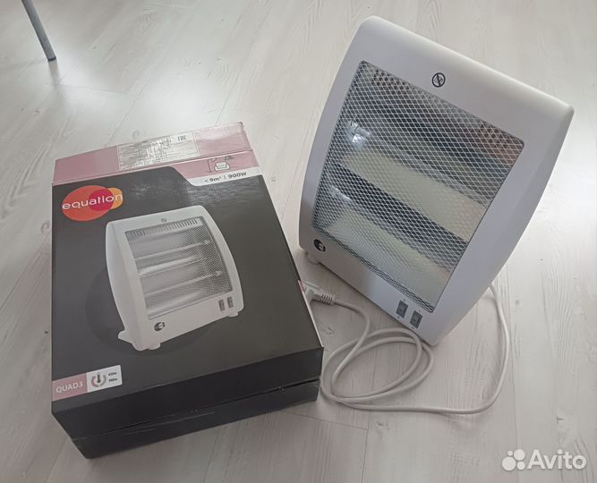 Инфракрасный кварцевый обогреватель 450-900Вт