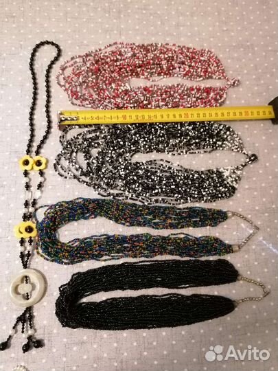 Натуральные камни, бисер