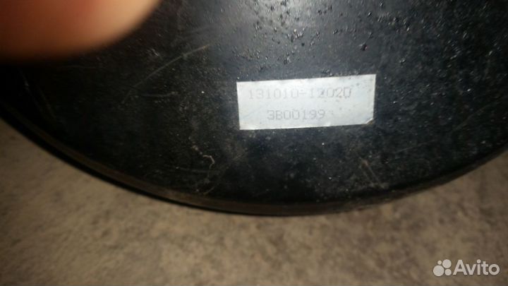 Вакуумный усилитель на Toyota Corolla ZZE122