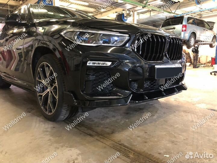 Обвес BMW X6 G06 черный глянец