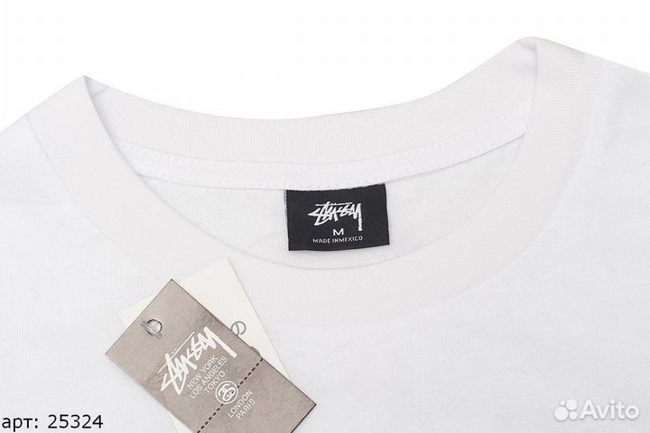 Футболка Stussy prison белая