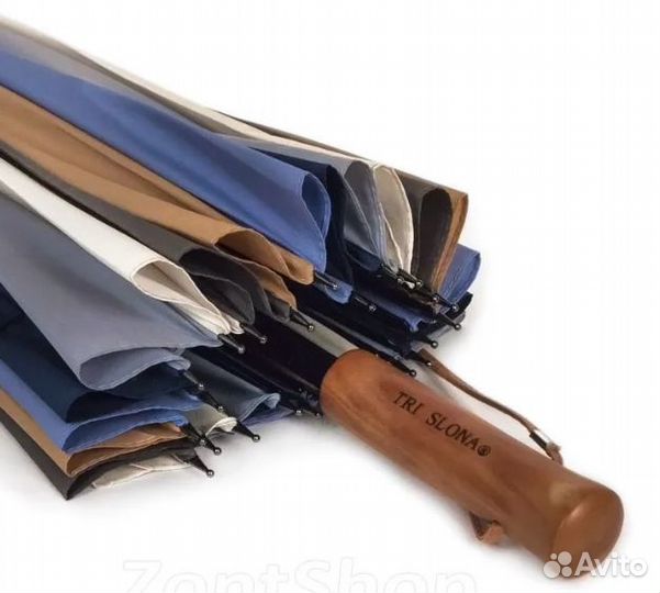 Зонт трость Три Слона L 2240 (2400) 24спицы механ