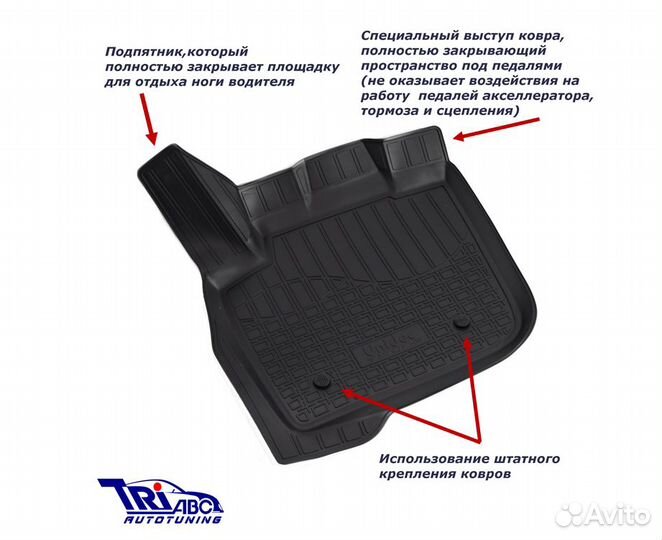Коврики opel Meriva
