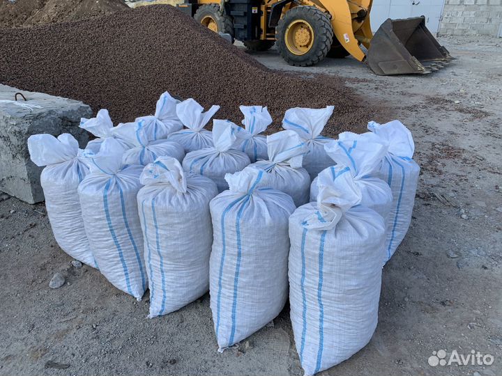 Керамзит в мешках