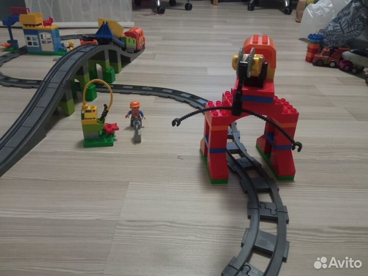 Lego duplo грузовой поезд 10508