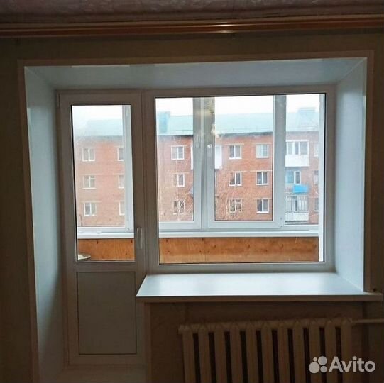 Окно с установкой