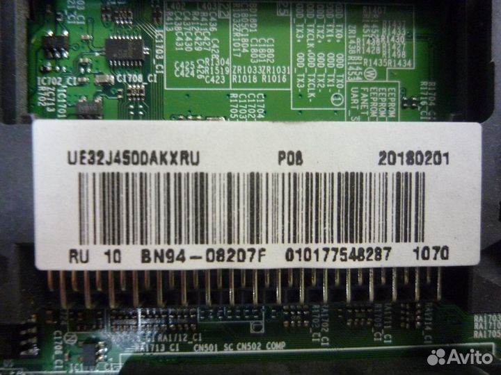 Main плата BN94-08207F от тв samsung UE32J4500akxr
