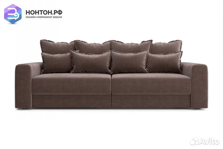 Диван тик-так Омега коричневый