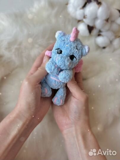 Мягкая игрушка дракон ручная работа