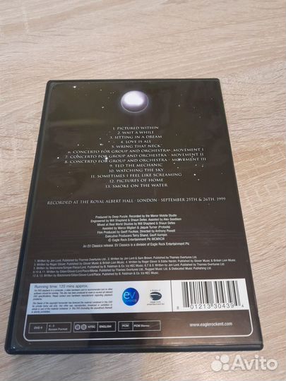 Deep Purple Concert With London Orchestra DVD