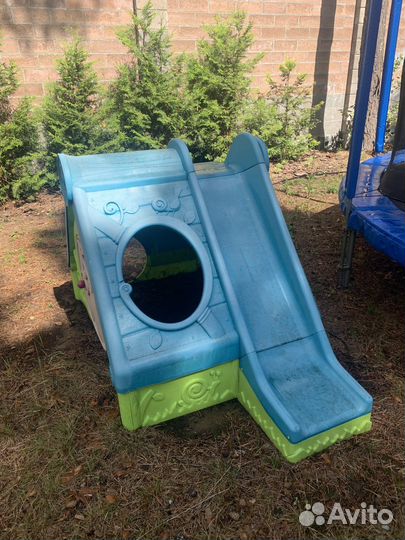 Детский пластиковый домик keter детская площадка