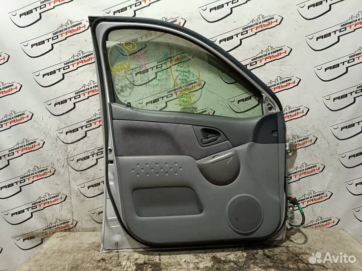 Дверь toyota funcargo yaris verso NCP20 NCP21 NCP25 6700252250 передняя левая серебро, 199 KA9313