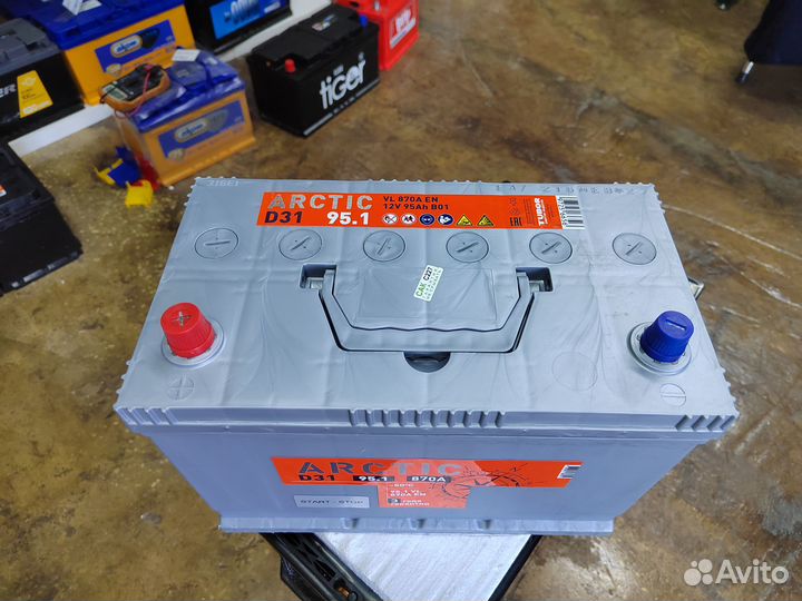 Аккумулятор Titan Arctic 95 Ач прям 870 А