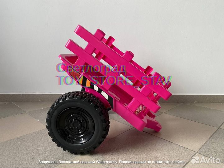 Детский трактор электромобиль H888HH Pink