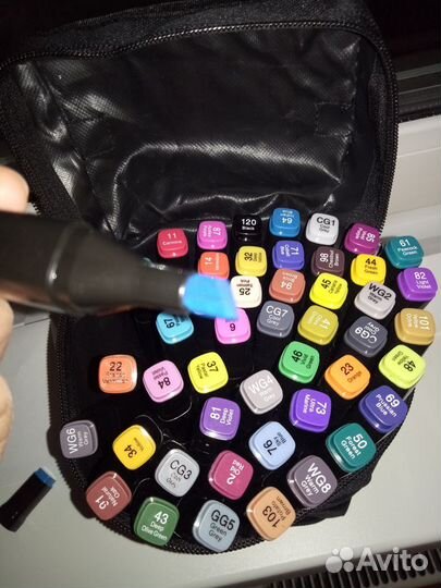 Фломастеры маркеры двухсторонние новые