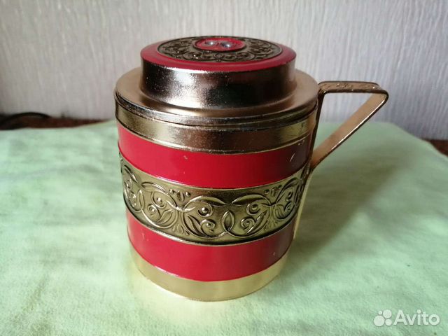 Подстаканник Гусарский с крышкой чайница СССР